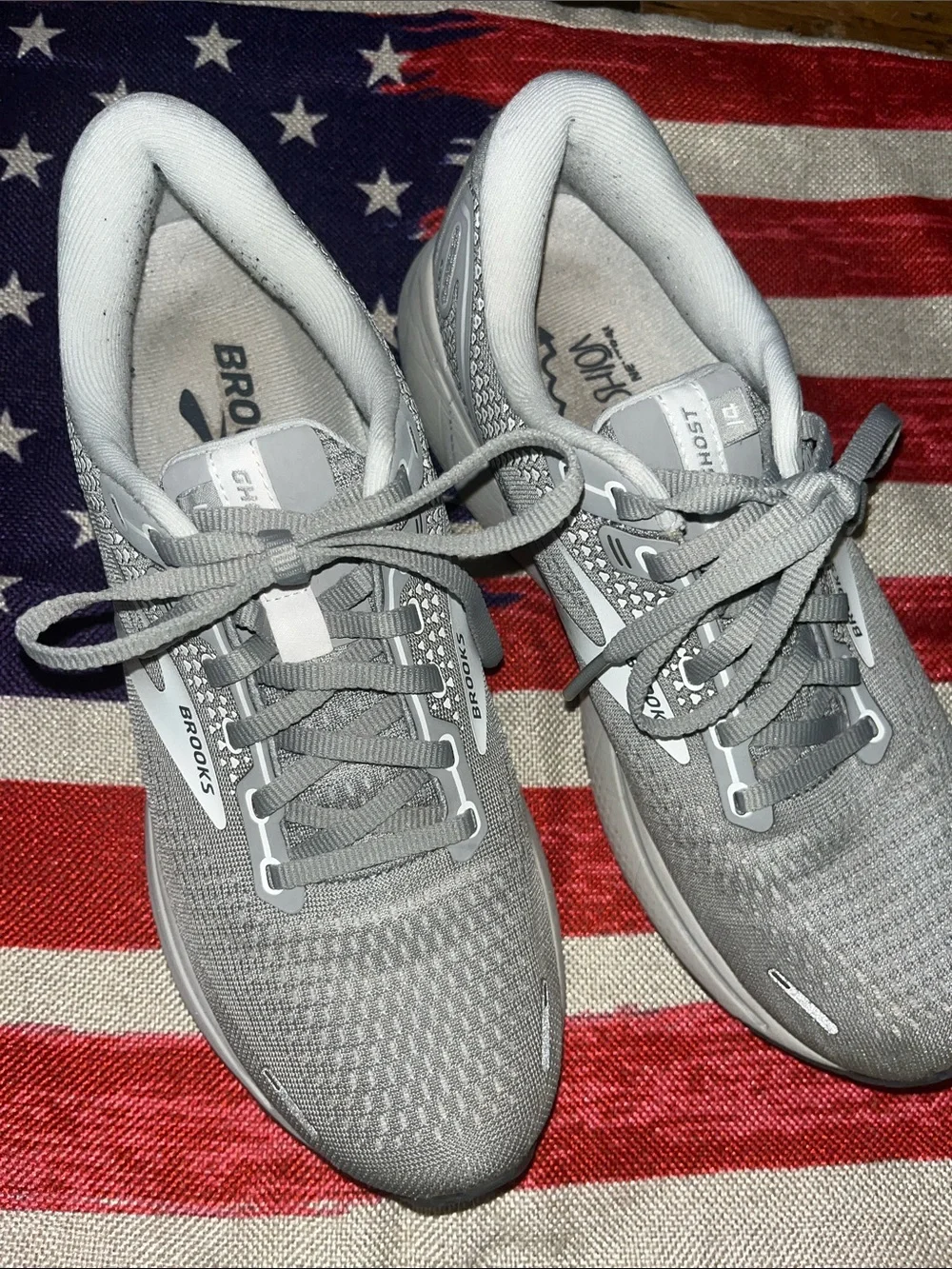 Brooks GHOST 14 Light Gray Women's Running Sneakers